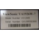 ViewSonic VA1926W-7 (Тамбов)